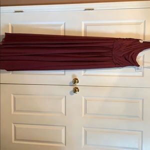 David’s Bridal Bridesmaid One shoulder dress